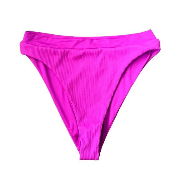 Summerful Bikini Ipanema Hi Waist Hi Leg Bottom Pink Size Large NWT - Picture 6 of 13